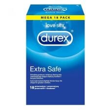 Prezervatyvai Durex Extra Safe (18 vnt.)