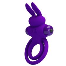Penio žiedas Zuikis Ilgaausis (violetinis)